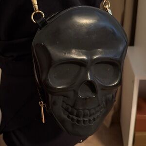 Black Skull Crossbody Bag